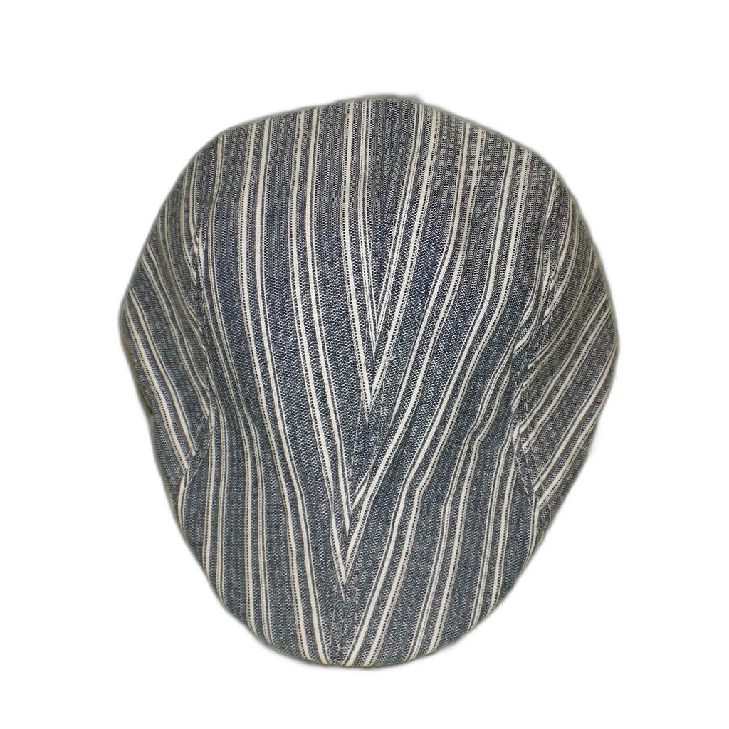 Coppola Uomo a Righe, Berretto Flat Cap Leggero e Traspirante, Cappello Classico Casual per Tutte le Stagioni