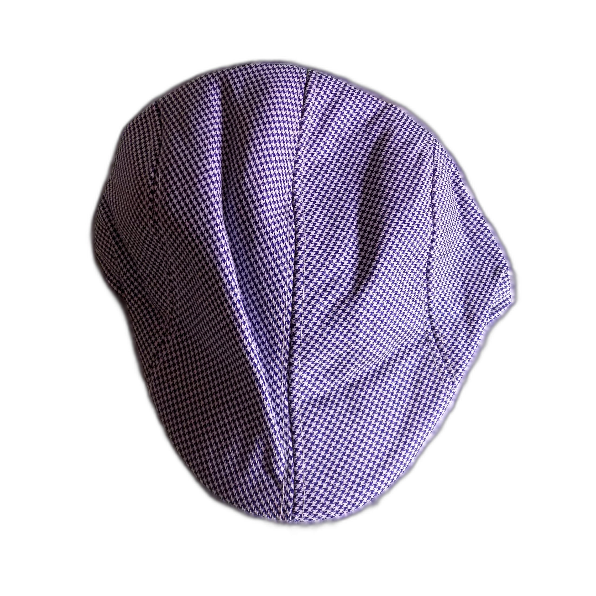 Coppola Uomo Estiva, Berretto Piatto Leggero e Traspirante, Cappello Vintage Casual Primavera Estate, Texture Pied-de-Poule