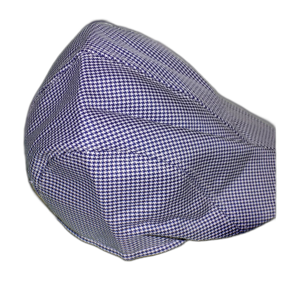 Coppola Uomo Estiva, Berretto Piatto Leggero e Traspirante, Cappello Vintage Casual Primavera Estate, Texture Pied-de-Poule