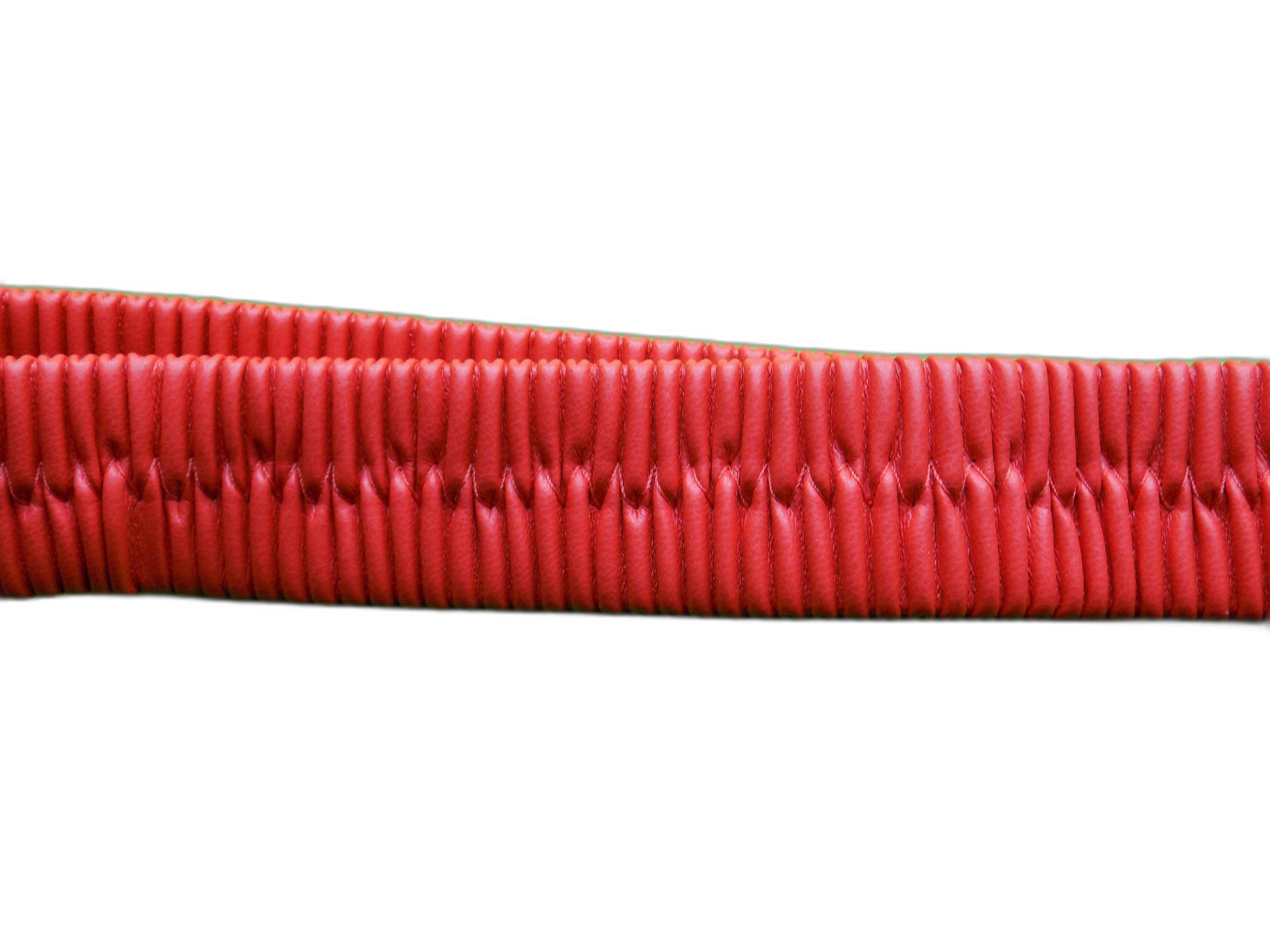 Cintura Elastica da Donna con Fibbia Floreale in Cristallo, Verde, Rosso