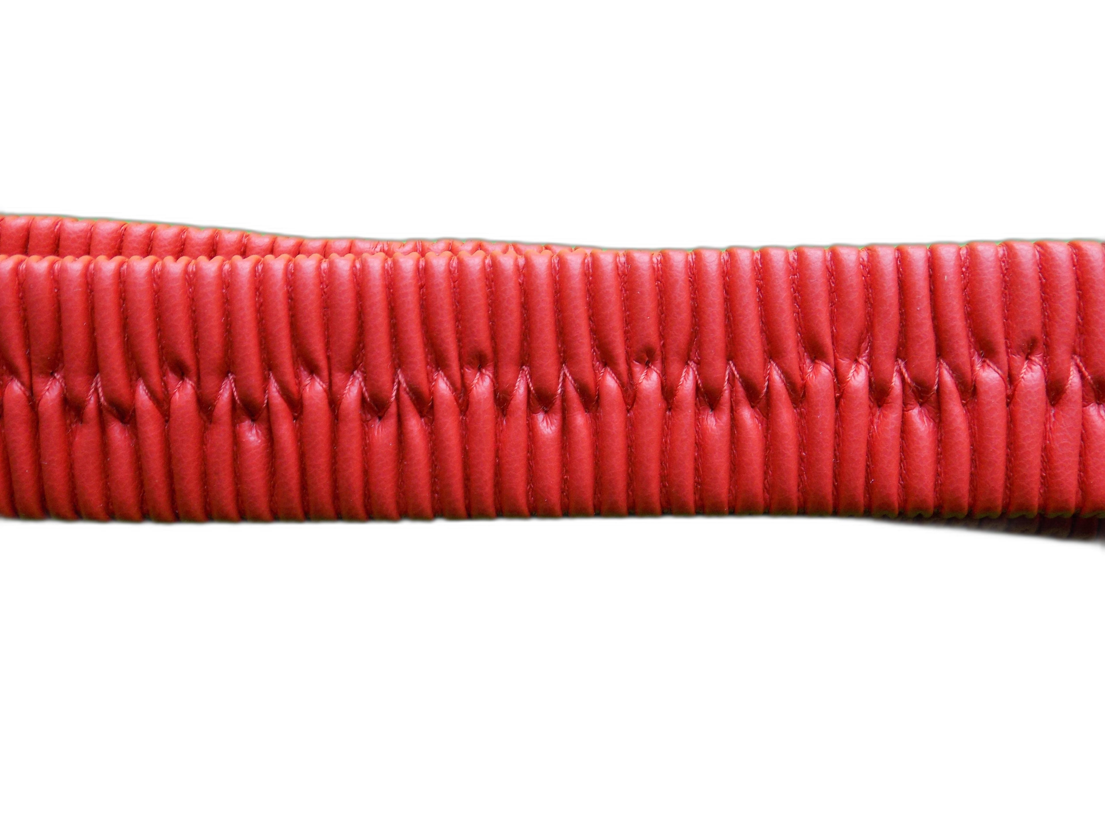 Cintura Elastica da Donna con Fibbia Floreale in Cristallo, Verde, Rosso