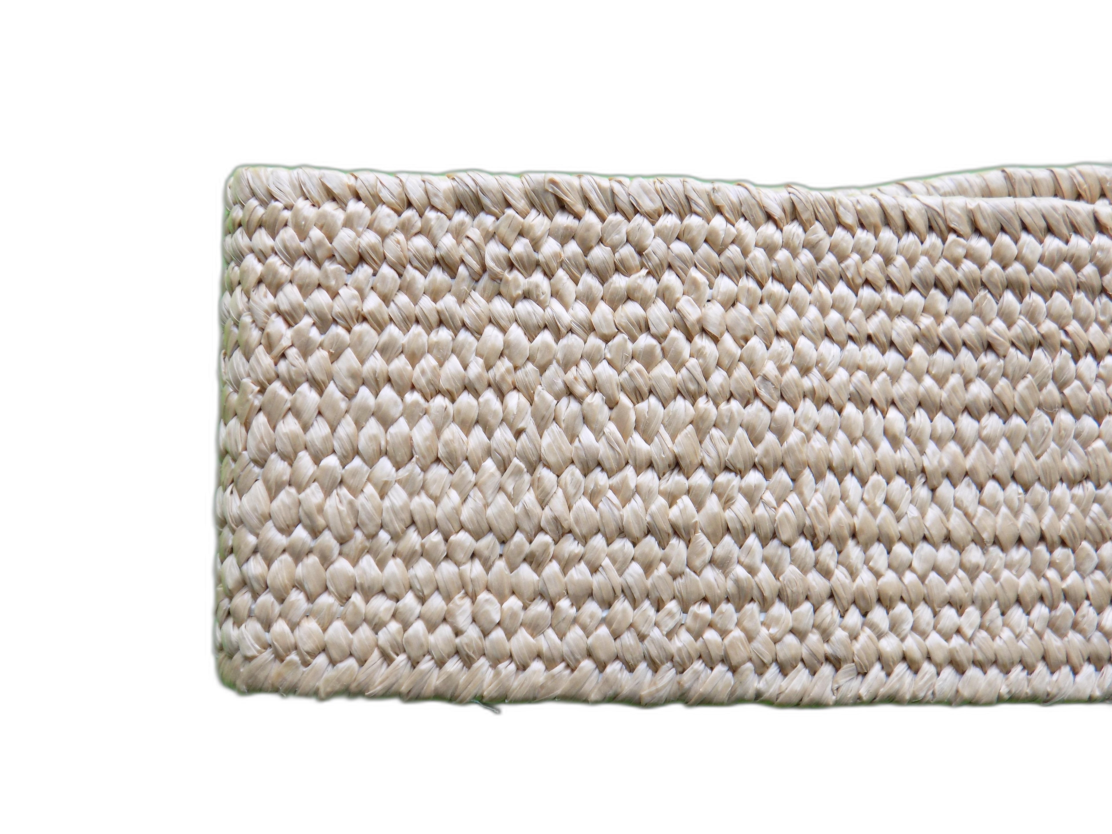 Cintura Elastica da Donna con Fibbia Doppio Cerchio Multicolore, Beige, Brown