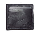 Enrico Coveri Men’s Genuine Leather Wallet – Bifold with Coin Pocket, Flip-Up Card Holder and Double Banknote Compartment, Black