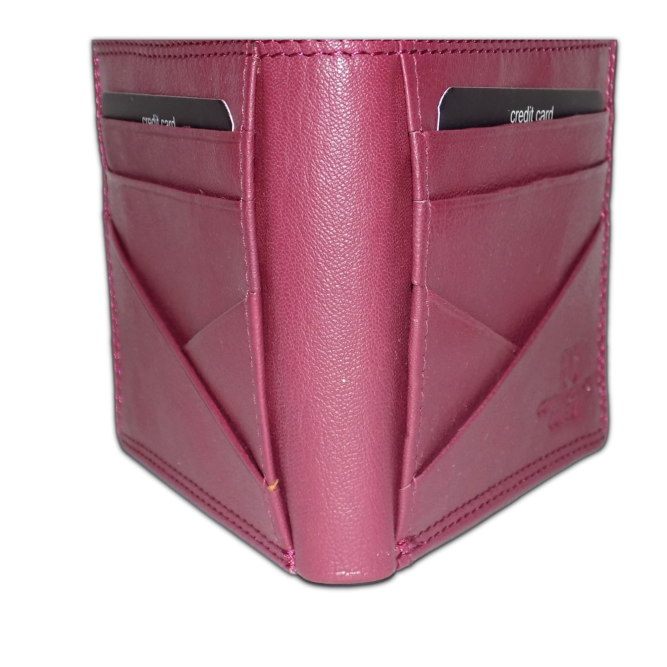 Enrico Coveri Men’s Genuine Leather Wallet – Bifold with Coin Pocket, Flip-Up Card Holder and Double Banknote Compartment, Black