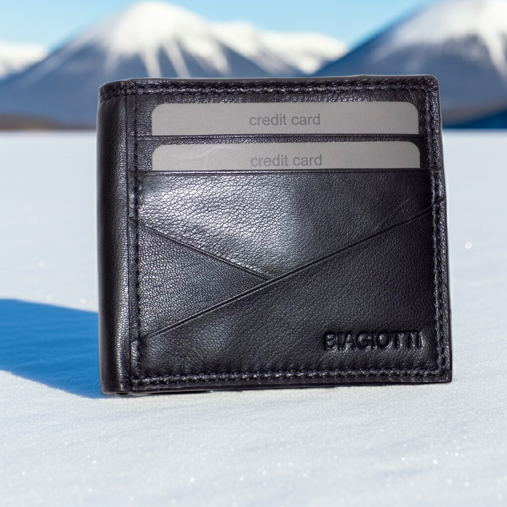 Biagiotti Men's Wallet in Genuine Leather with RFID Protection – Model LB24W-760-58