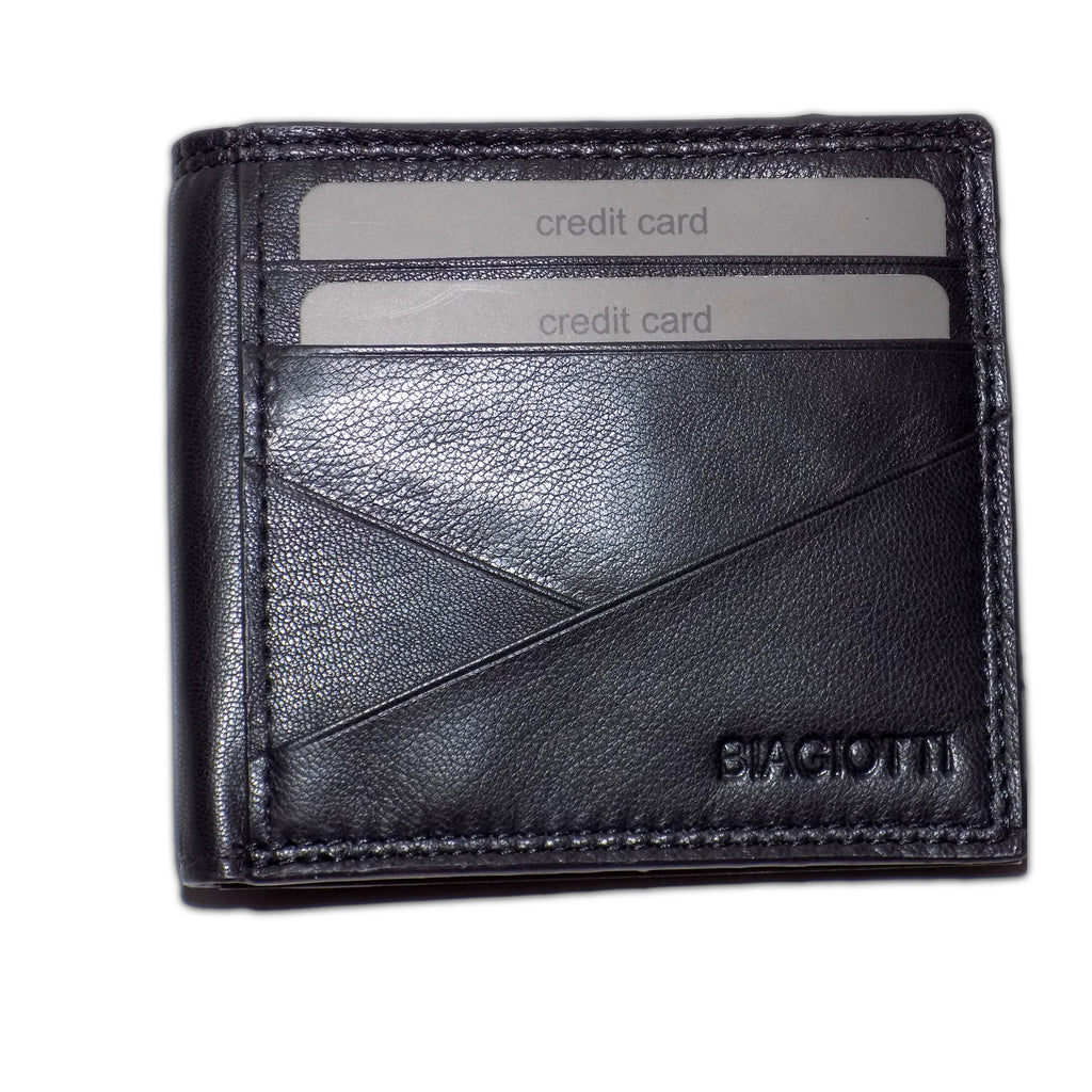 Biagiotti Men's Wallet in Genuine Leather with RFID Protection – Model LB24W-760-58