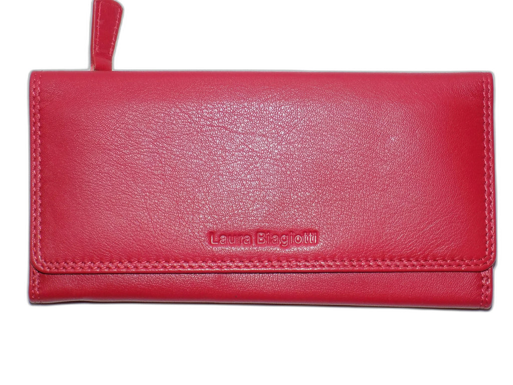 Laura Biagiotti Women's Wallet in Genuine Leather – Slim Model LB-26S-760-18