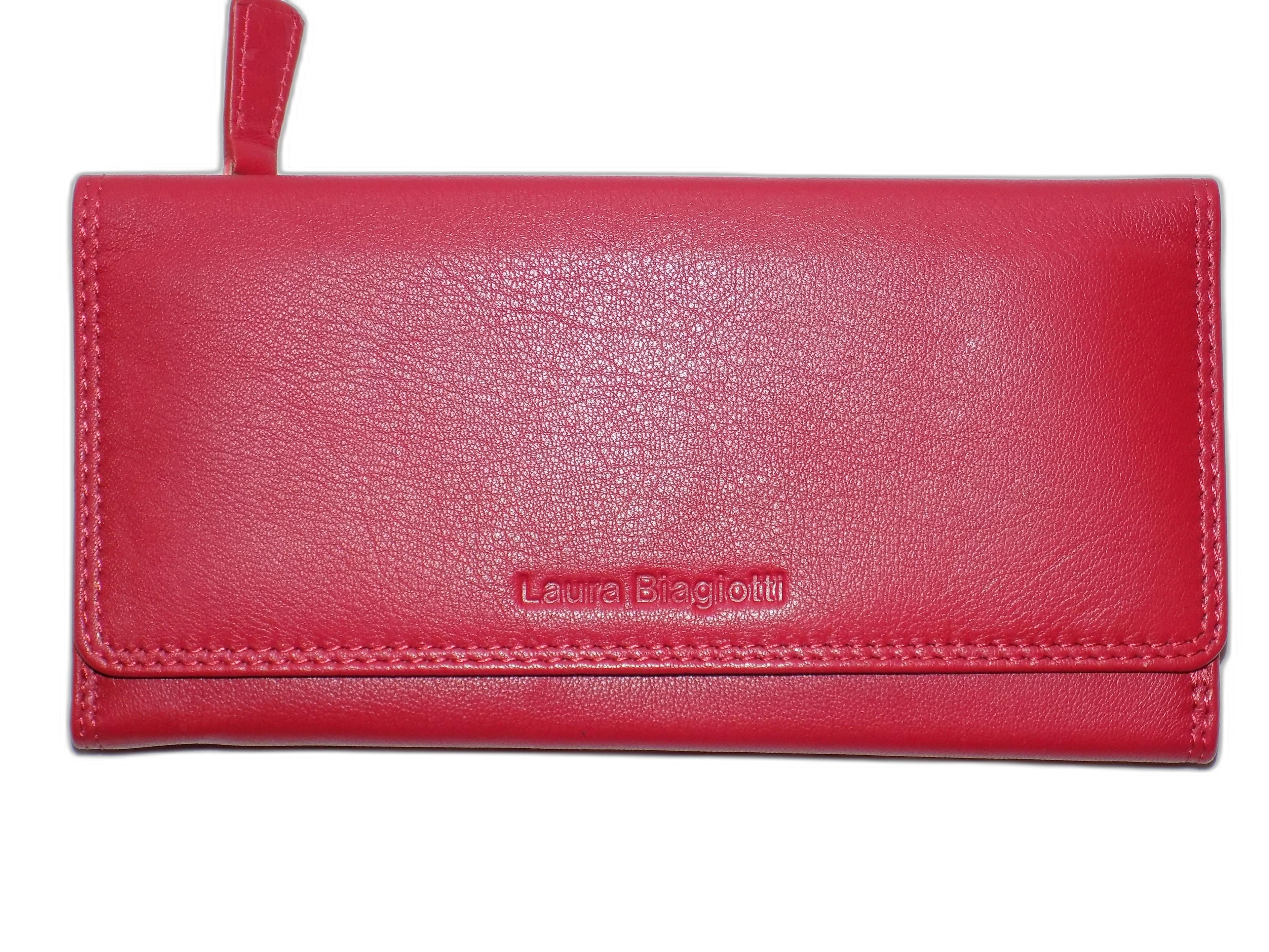 Laura Biagiotti Women's Wallet in Genuine Leather – Slim Model LB-26S-760-18